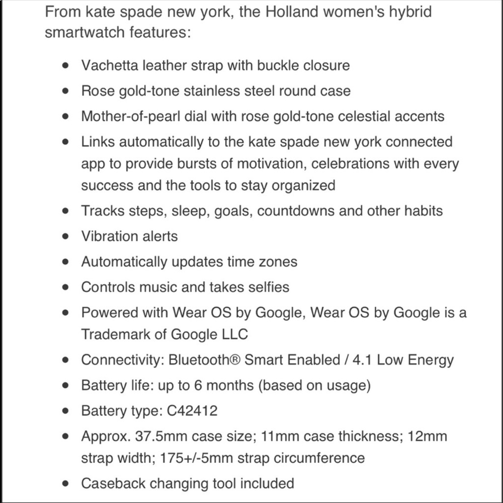 New Kate spade smart watch - Picture 3 of 8